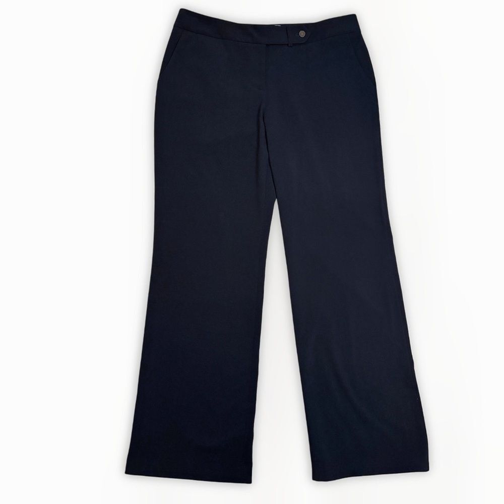 Calvin Klein Classic Fit Black Wide Leg Trousers – Size 10